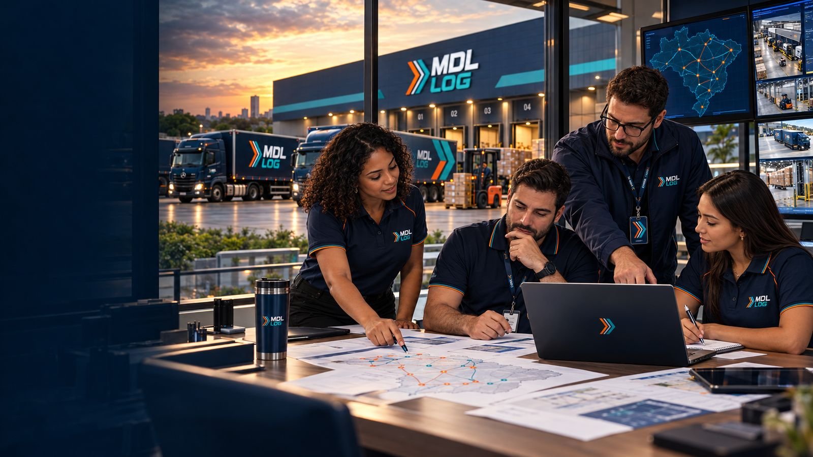 Projeto logístico personalizado da MDL LOG para cargas refrigeradas
