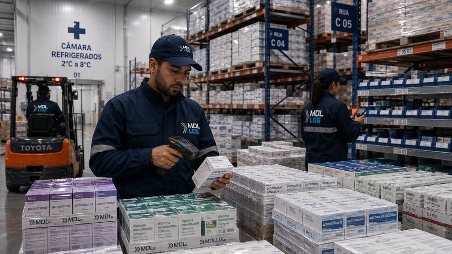 Distribuição urbana e regional MDL LOG